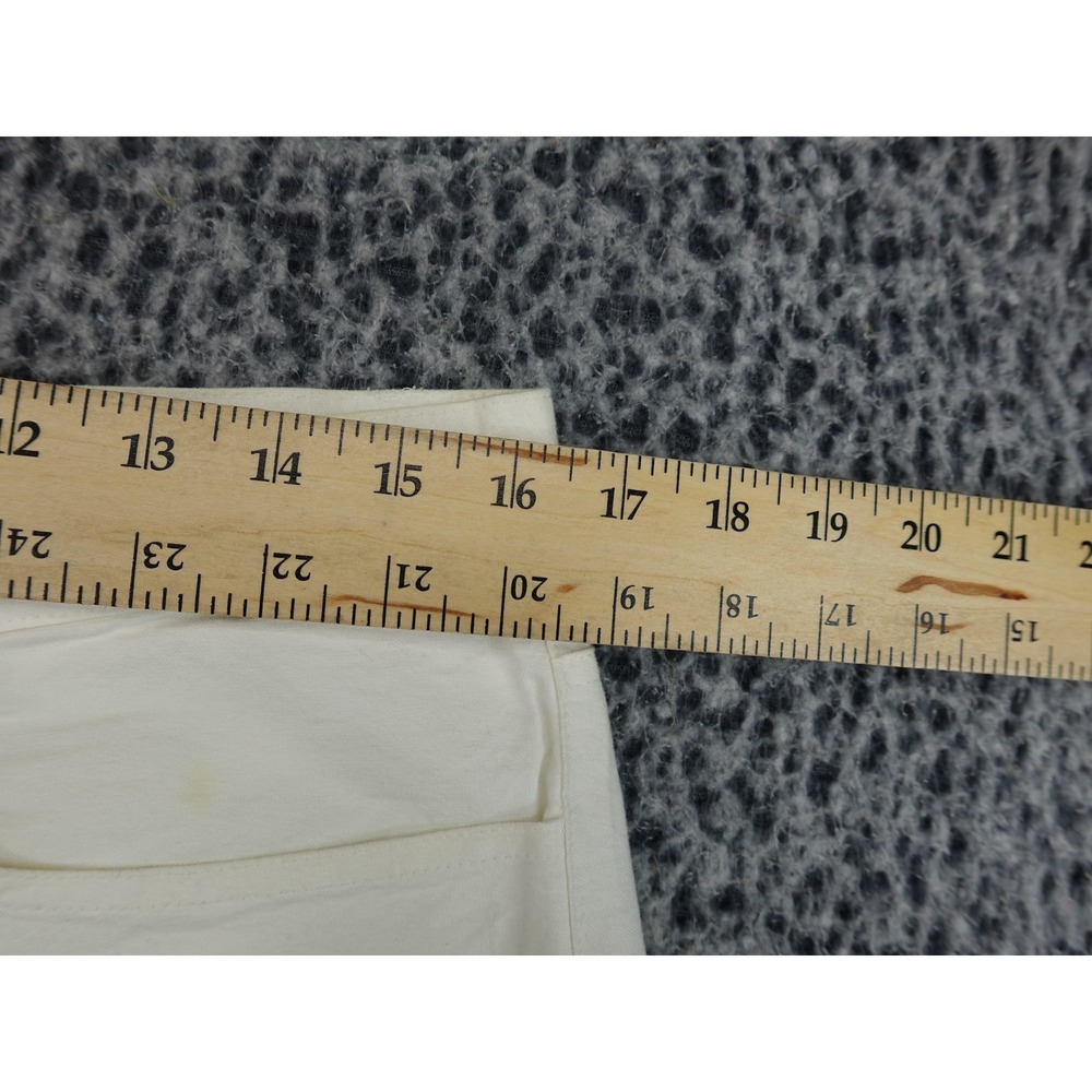 A.P.C. Tailored Cotton Shorts Mens S Cream Button Fly 5-Pocket Designer - Picture 5 of 9